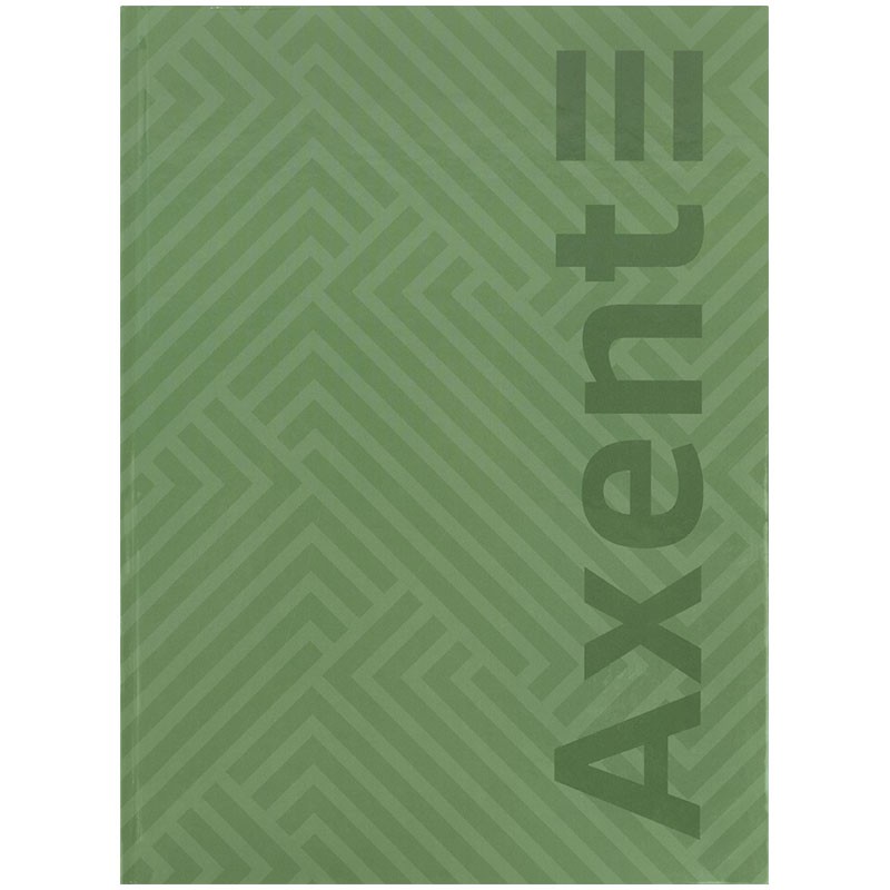 Книга записна А4-, 203*273 мм,96арк., кліт., Pattern, зелена