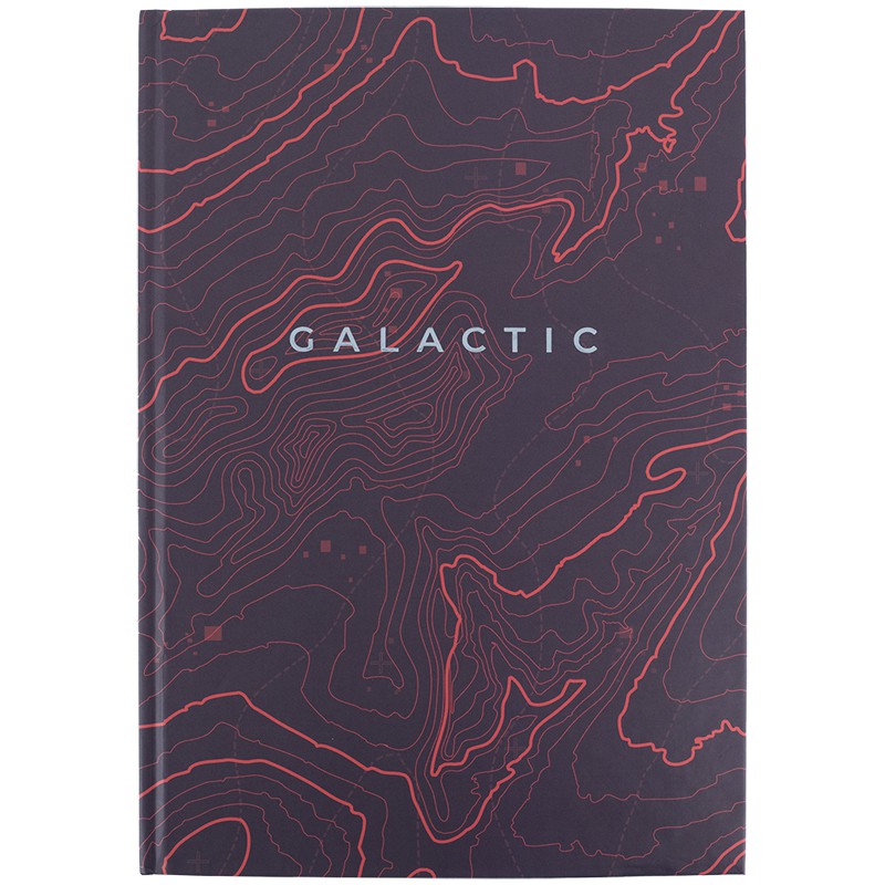 Книга записна А4 Earth colors 96арк., кліт., Galactic