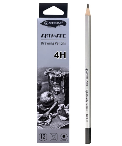 8000-4H Набір простих олівців для малювання Acmeliae 