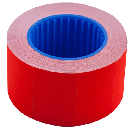 Цінник 26*16мм (375шт, 6м), прямокутний, зовнішня намотка, червоний BM.282103-05