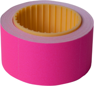 Цінник 30*40мм,  (150шт, 4.5м), прямокутний, зовнішня намотка, малиновий BM.282113-29