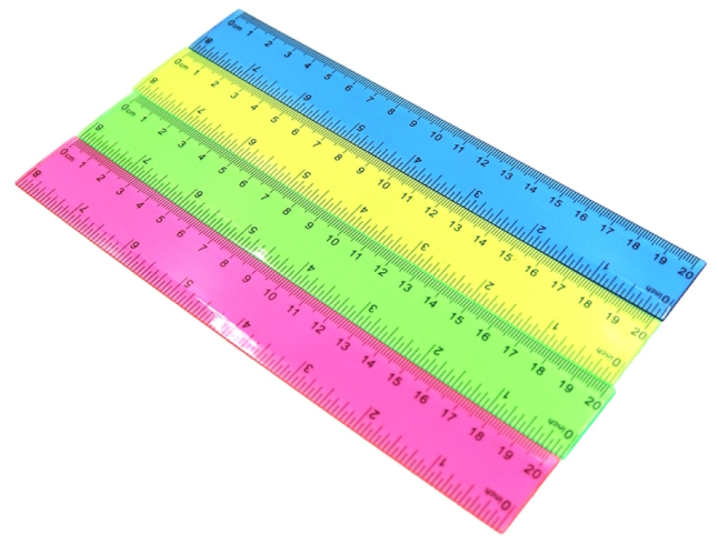 23875-2 Лінійка пластикова прозора 20см