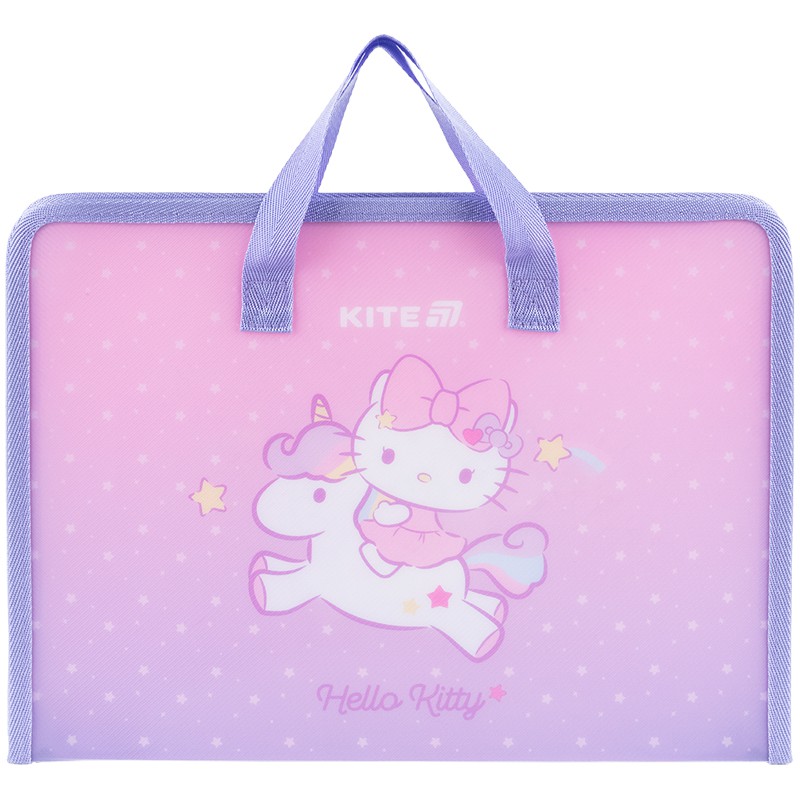 Папка-портфель на блискавці, 1 відділ., A4, HK-1