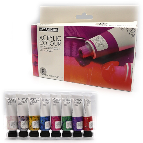 32KRFEA0822-N Набір фарб акрил неон 