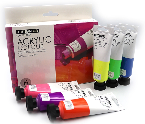 32KRFEA0675-N Набір фарб акрил неон 