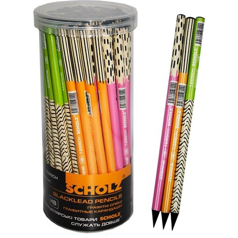 Олів.граф., НВ, кругл., ZEBRINE, (уп.72шт.в тубі), асорті, 128SCH, SOZ