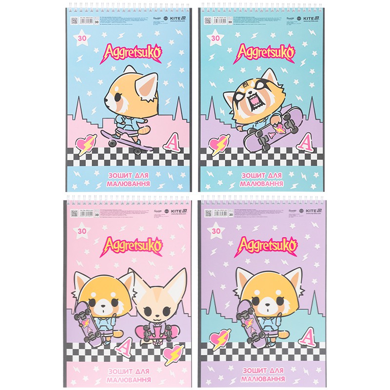 Зошит для малювання, 30 арк., спір., софт тач + УФ лак, AR