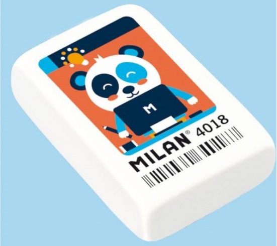 CMM4018 Ластік прямоку. біл.  