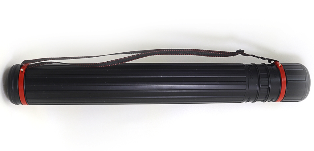 Тубус для креслень D-8,5*65-110см срібло