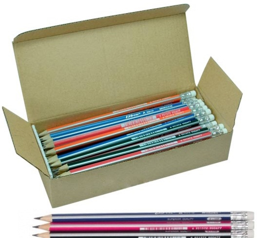 Олівці графітні 48 шт. НВ трикутні, Grip-Rite, Marco, 9001EM-48CB