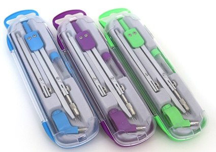 S20004E Циркуль в футлярі 4 предм. (З грифелем), mix3