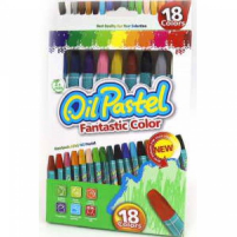 3832-18 Крейда пастель набір 18 кол.