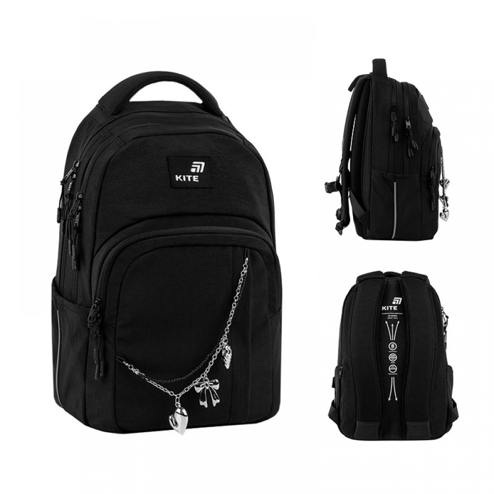 Рюкзак Kite Education teens 2578M Black&Charm