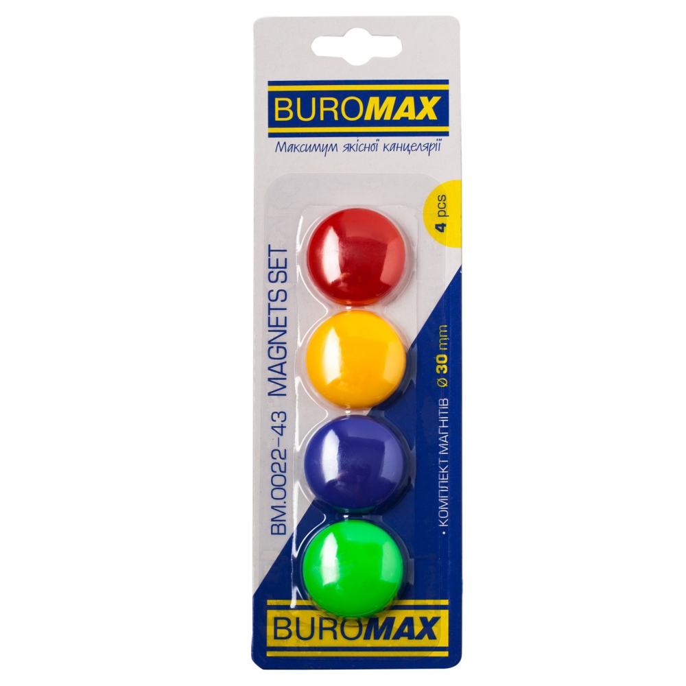 Комплект магнітів, 4шт. х 30мм