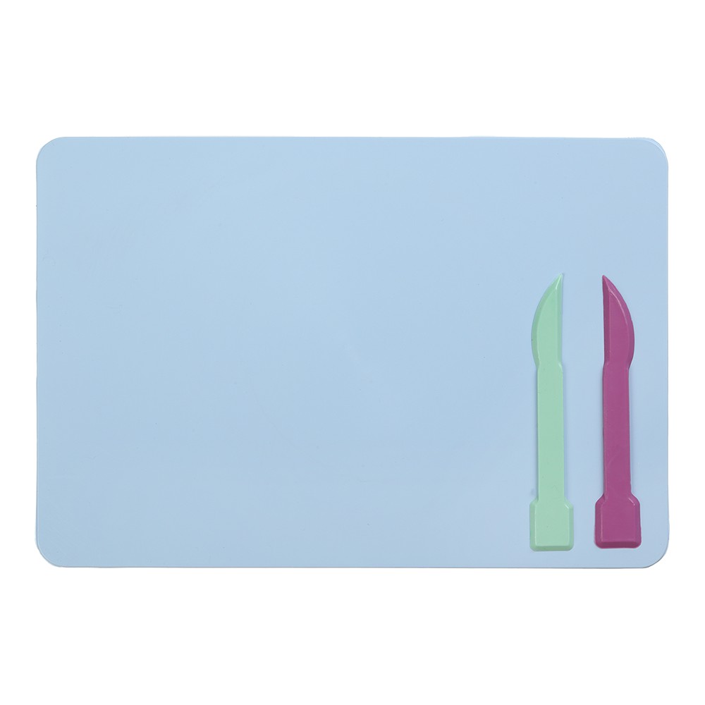 /Дощечка для пластиліна, 2 стека, блакитна