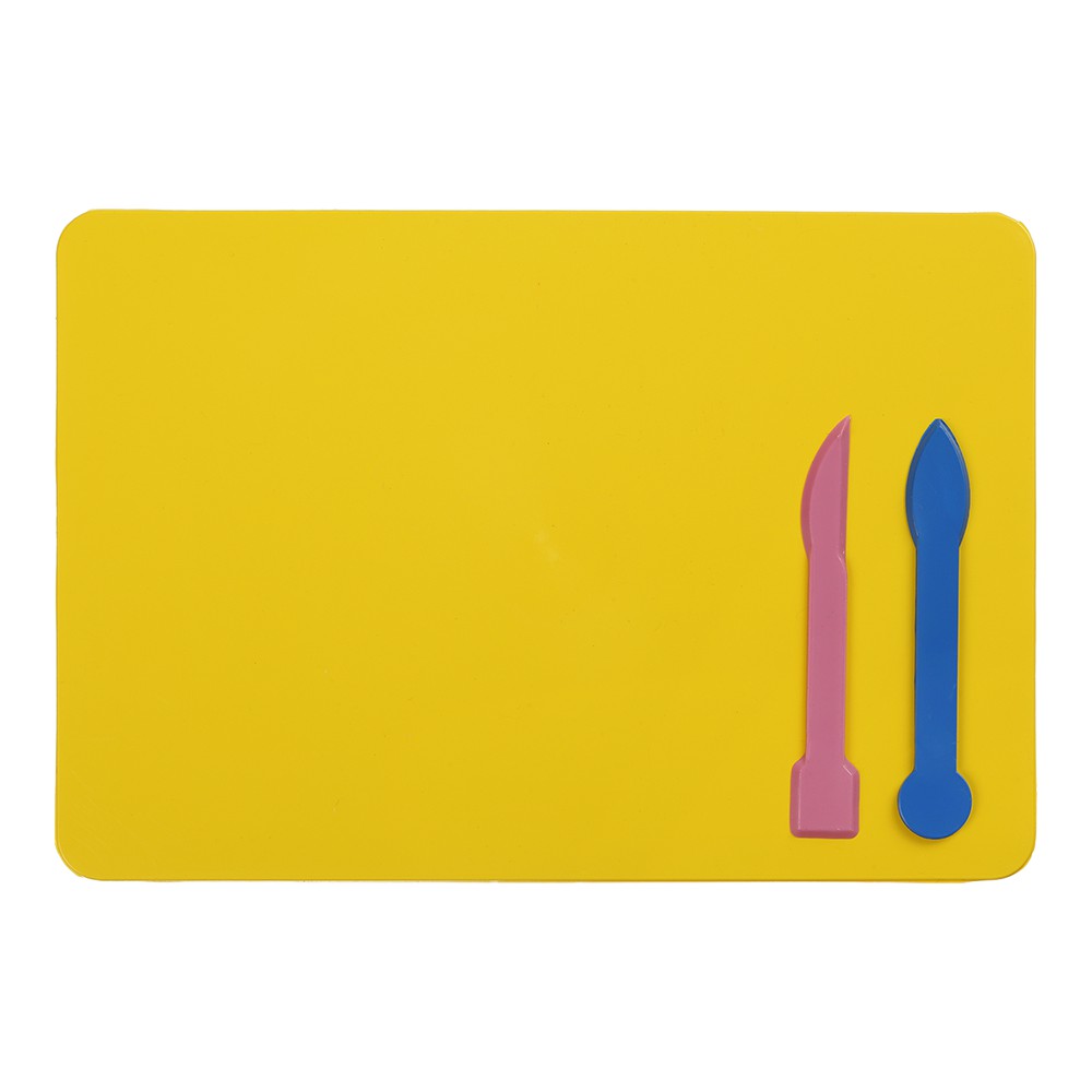 /Дощечка для пластиліна, 2 стека, жовта