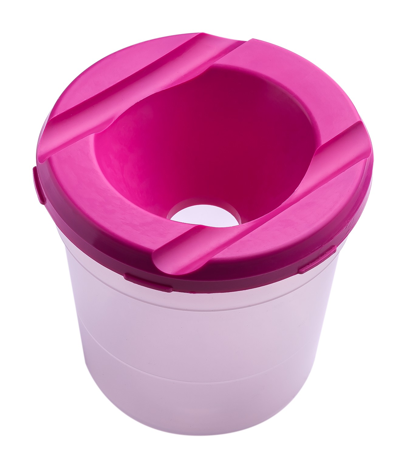 /Стакан -непроливайка, рожевий