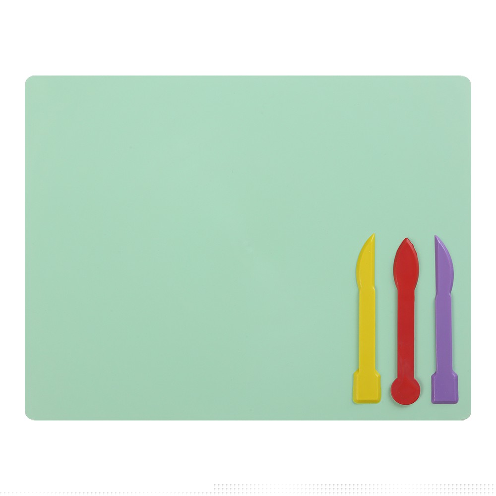 /Дощечка для пластиліна, 3 стека, салатовий