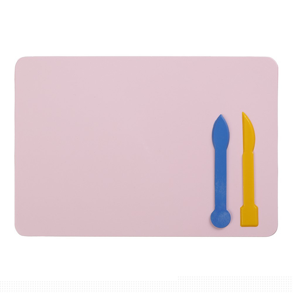 /Дощечка для пластиліна, 2 стека, рожева
