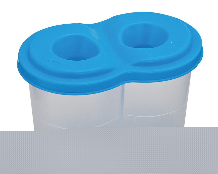 /Стакан -непроливайка подвійний, синій