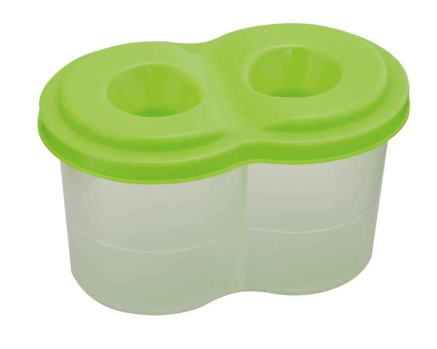 /Стакан -непроливайка подвійний, салатовий