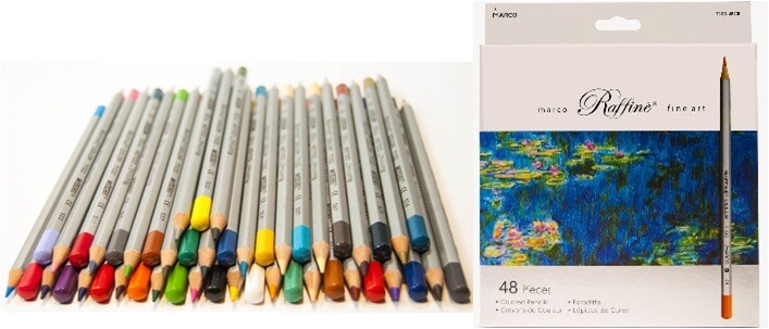 Олівці 48 кольорів шестигранні, Raffine, Marco, 7100-48CB