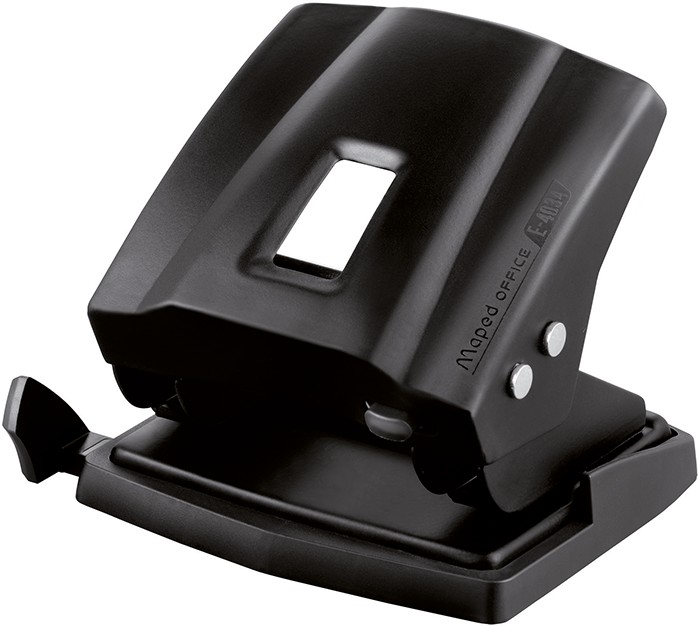 Діркопробивач металевий на 2 отв. ESSENTIALS METAL, 30/35л., чорний