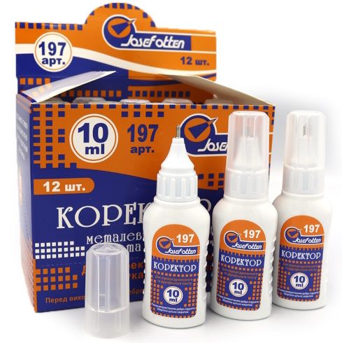 197 Коректор 2в1 пензлик 