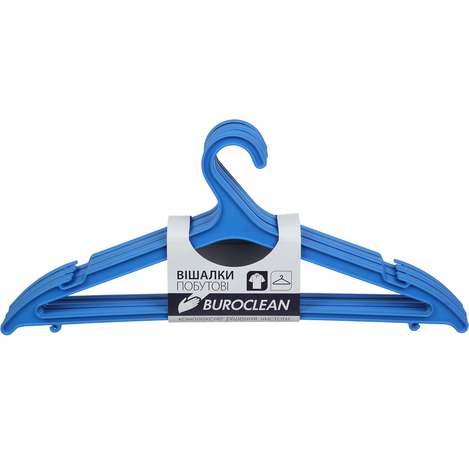 /Вішаки побутові, асорті, BUROCLEAN