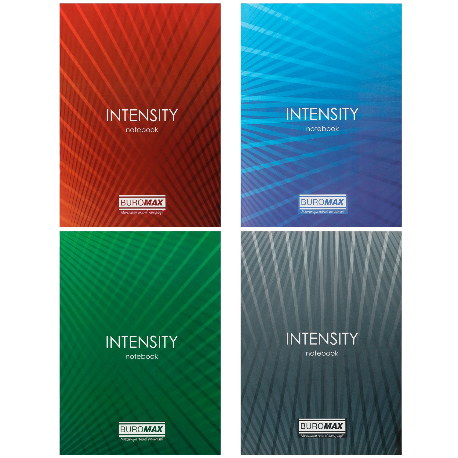 Зошит канцелярський, JOBMAX, А4, 48 арк., лінія, офсет, картонна обкладинка, асорті