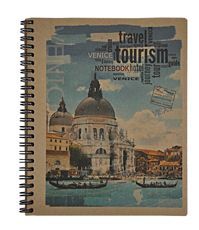 /Зошитна пруж. KRAFT А5, 80 арк., клітинка