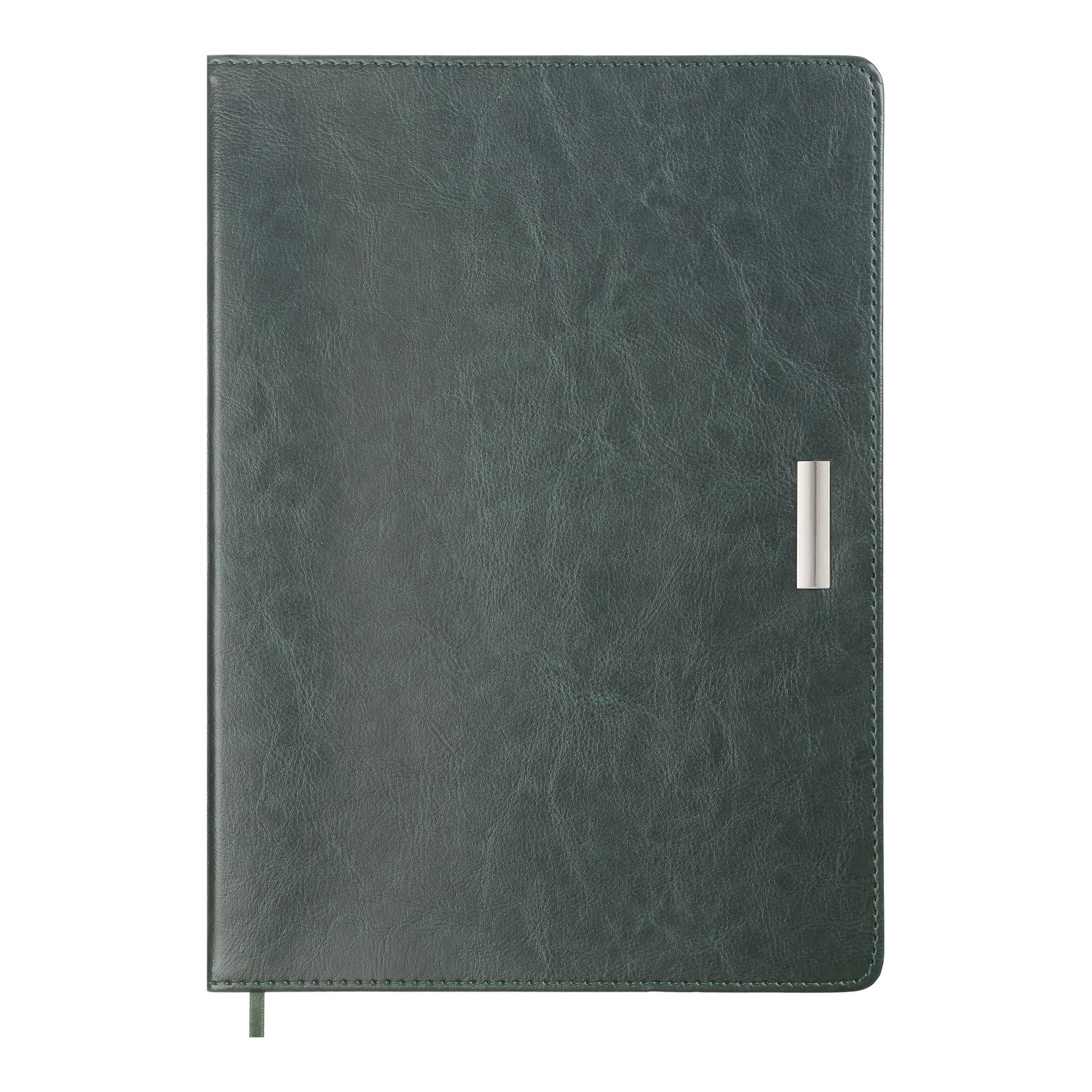 Щоденник датов. 2026 SALERNO, A4, зелений, штуч. шкіра