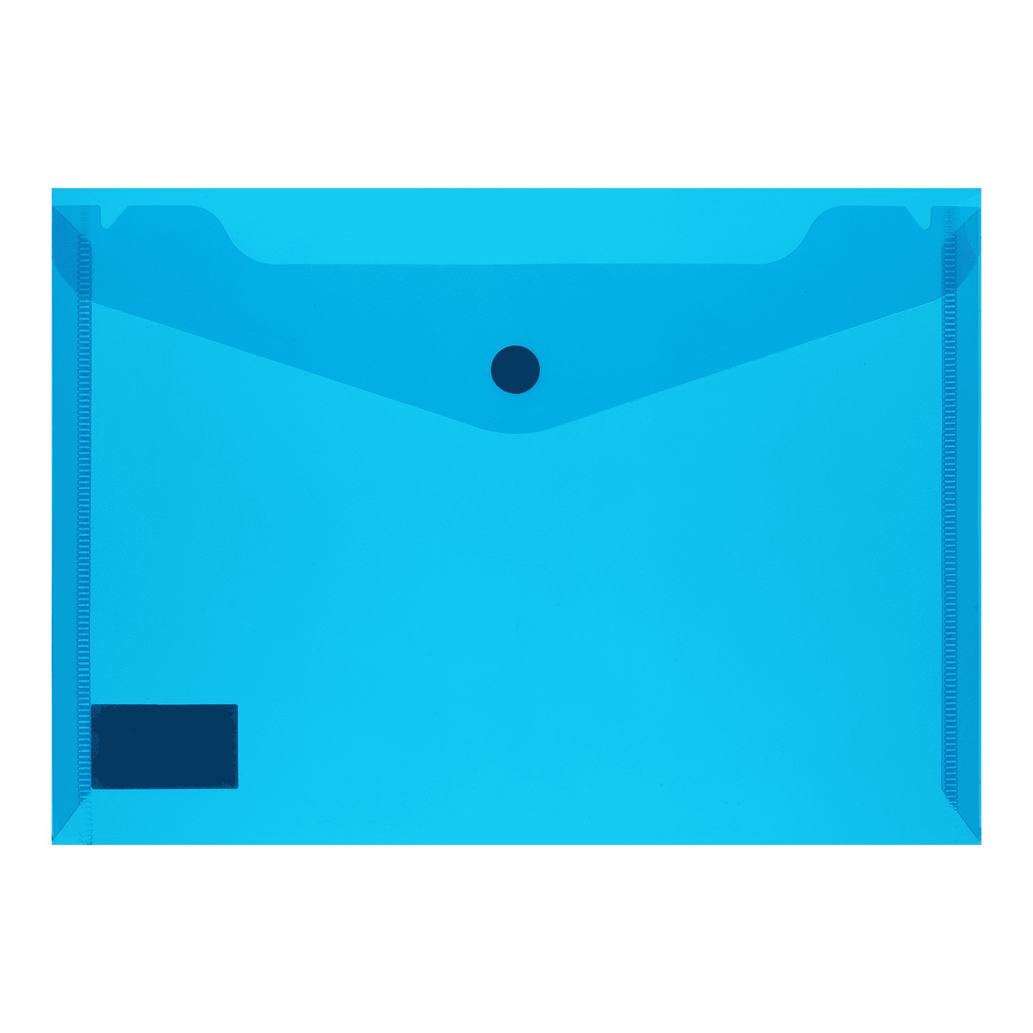Папка-конверт А5 на кнопці, синя