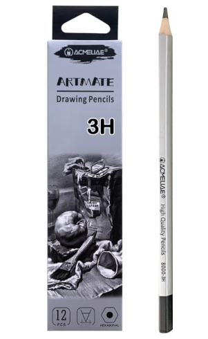 8000-3H Набір простих олівців для малювання Acmeliae 