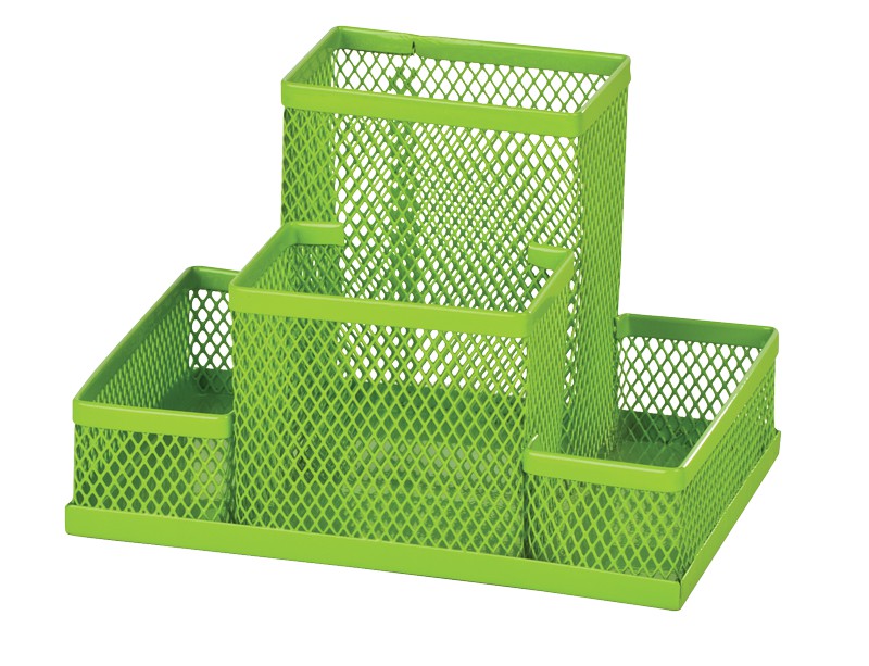 Прибор настільний 150x100x100мм металевий, салатовий