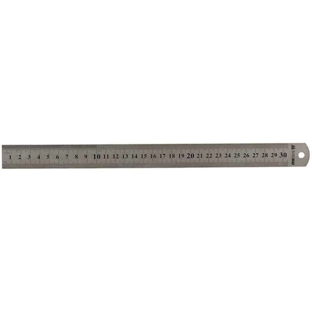 Лінійка сталева 30см