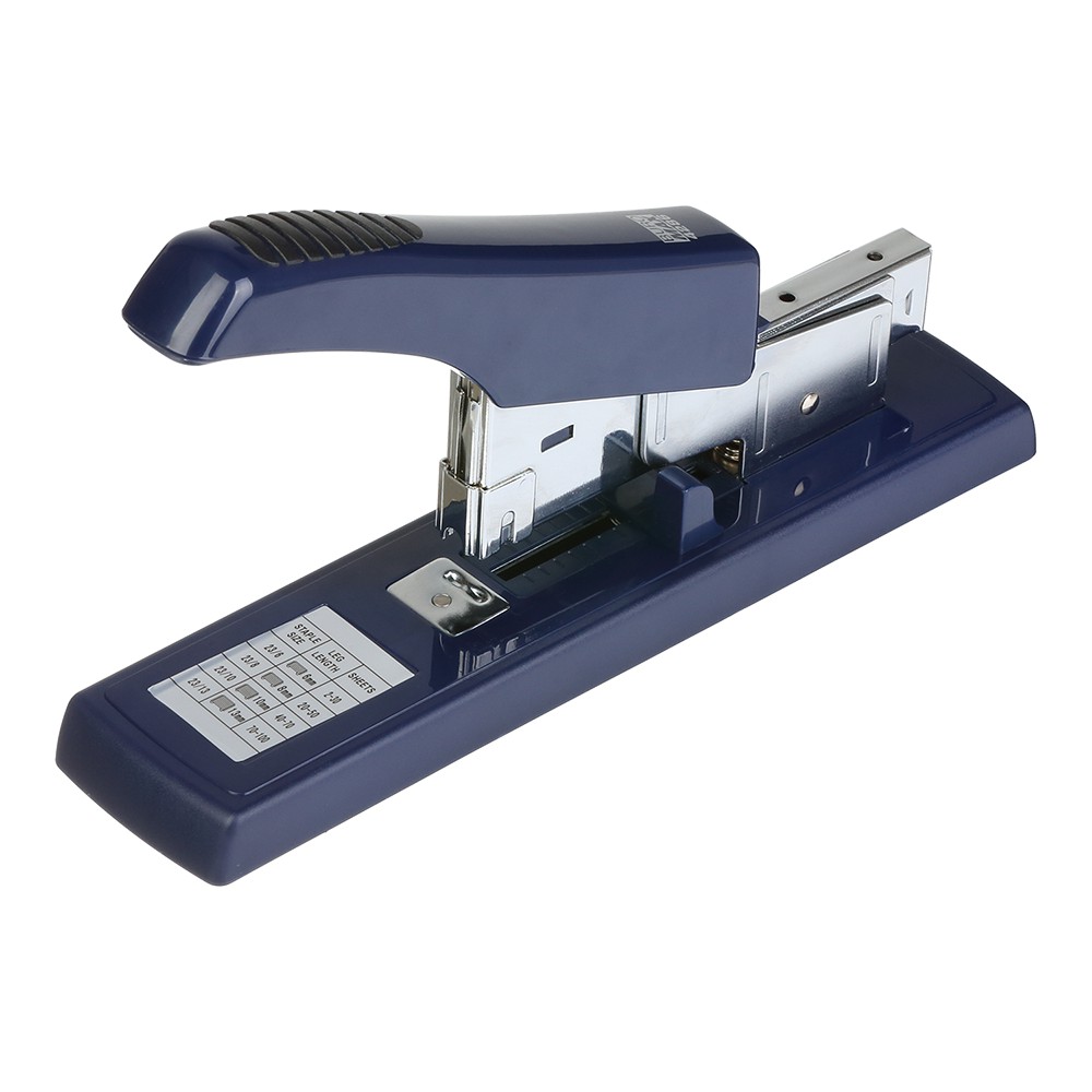 Степлер посиленої потужності до 100арк., (скоби №23), синій