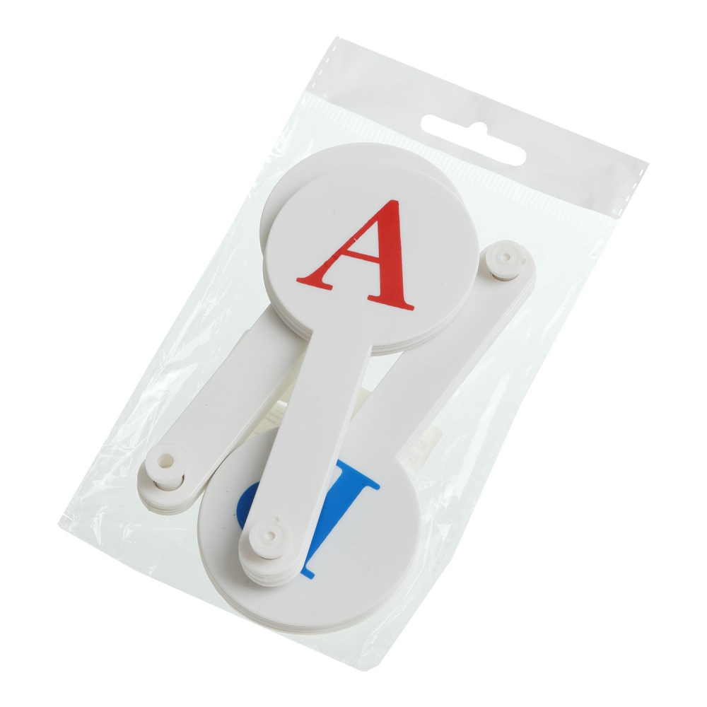 /Набір букв (віяло), український абетка