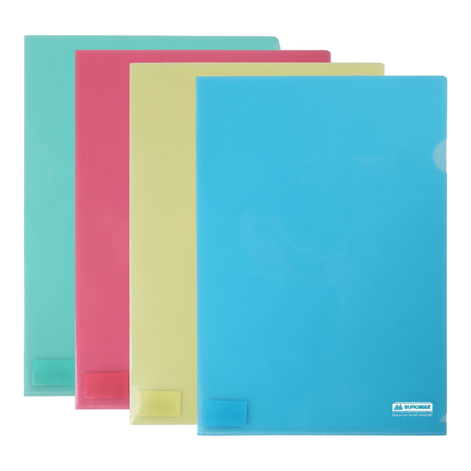 Папка-кутик А4, асорті