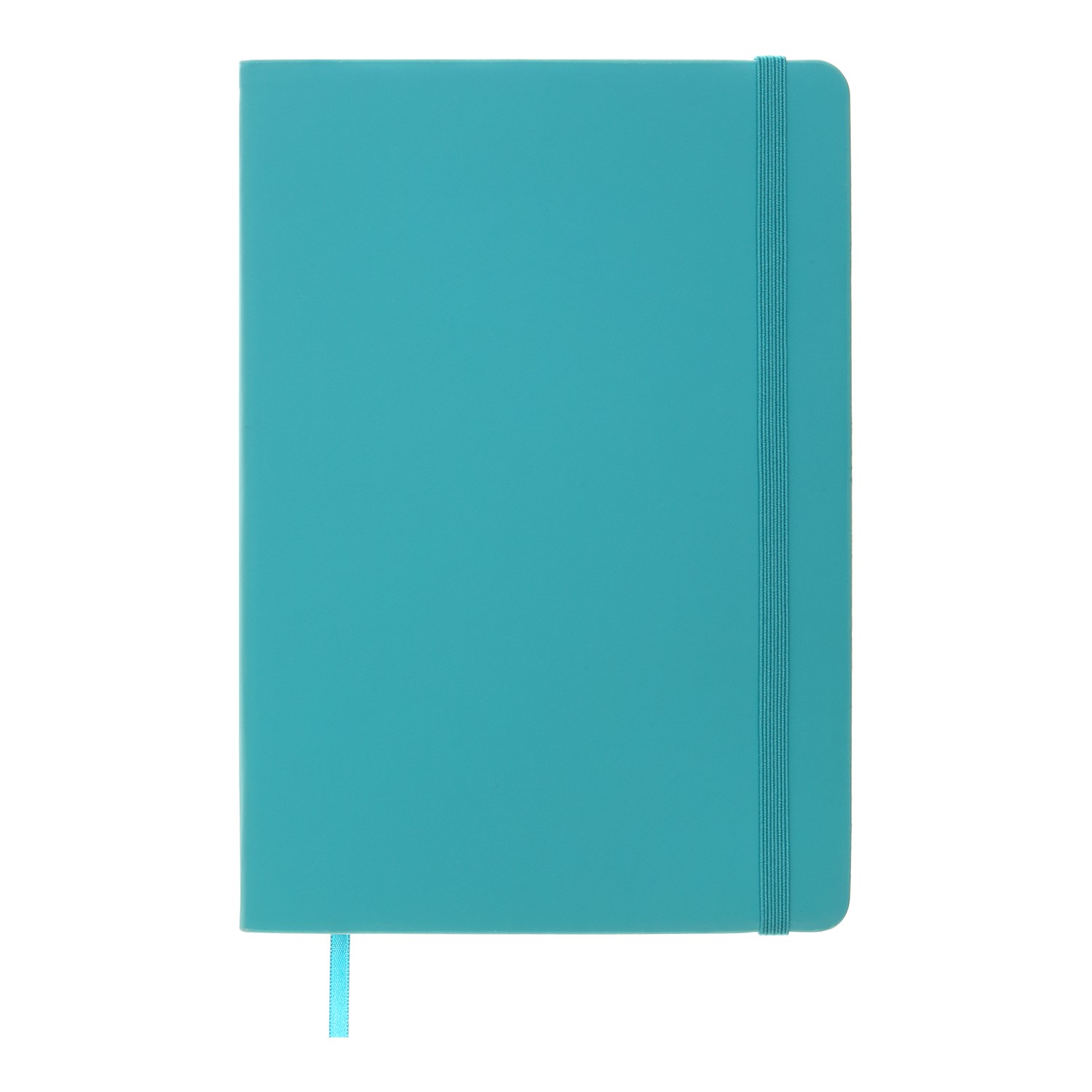 Блокнот діловий TOUCH ME А5, 96 арк, лінія, обкладинка штучна шкіра, т.-бірюзовий