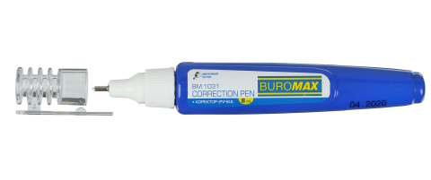 Коректор-ручка 8 мл, металевий кінчик, BM.1031