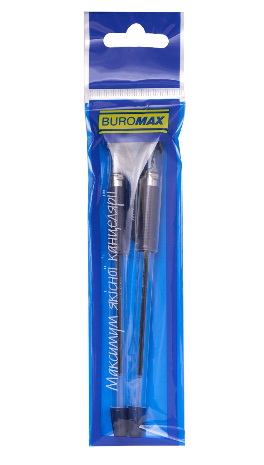 Ручка масляна MaxOFFICE, синя, 2 шт., в блістері