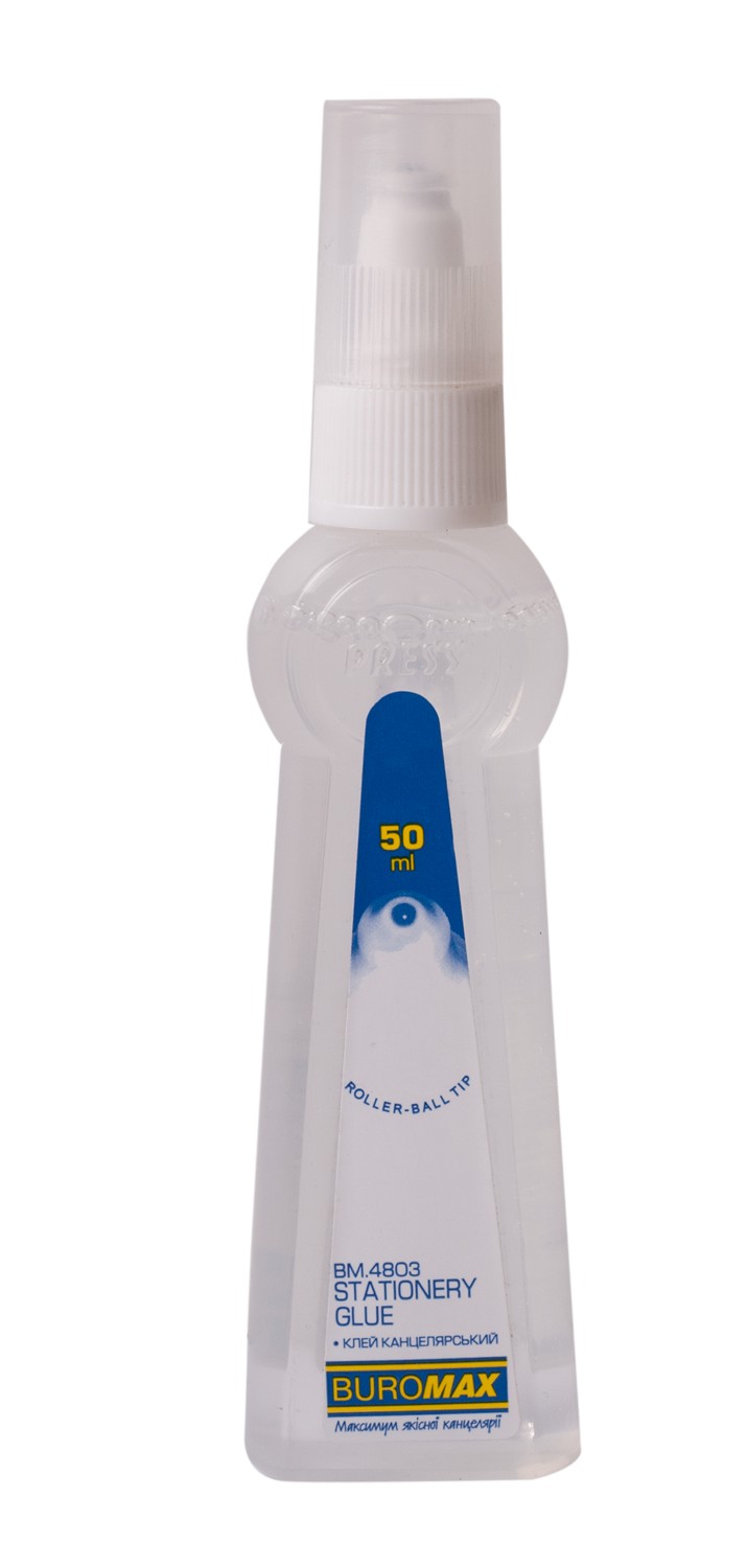 Клей канцелярський 50мл, кульковий механізм