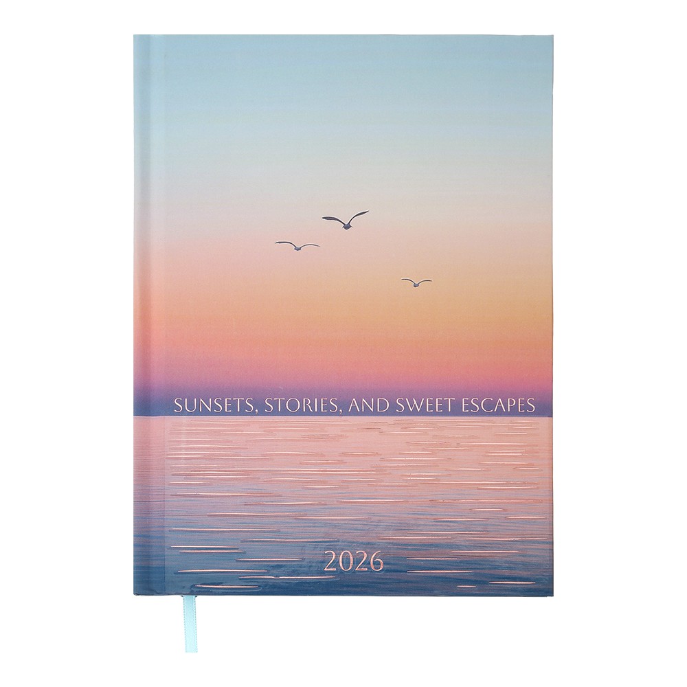 Щоденник датов. поліграфічний MIRACLE 2026 , A5, синій