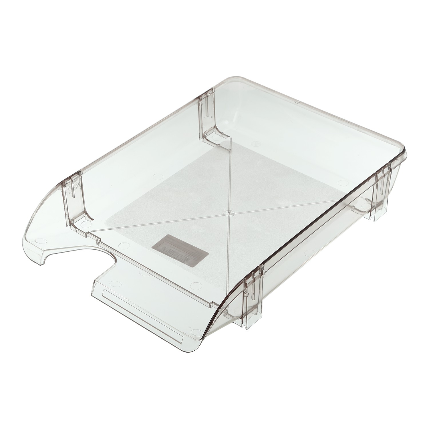 /Лоток пласт. д/пап. гориз., димчатий