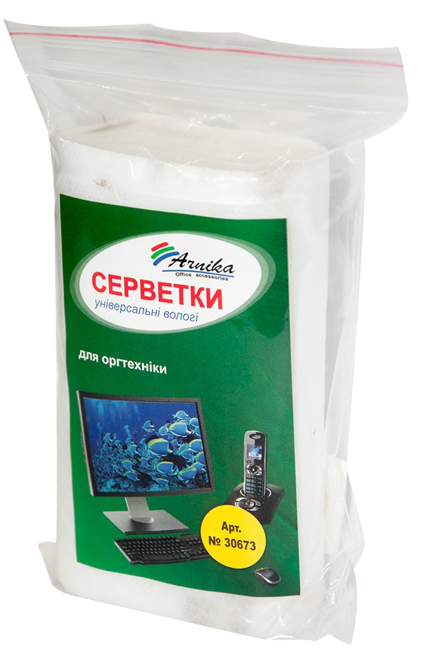/Серветки вологі універсальні (запасний блок) 100шт.  .