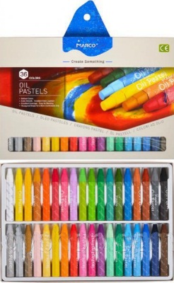 Пастель масляна 36 кольорів, Create Something, Marco, 4800OP-36CB