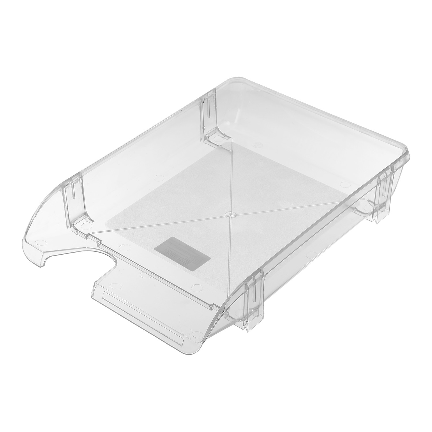 /Лоток пласт. д/пап. гориз., прозорий