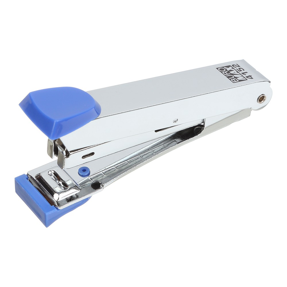 Степлер металевий до 12арк., (скоби №10), синій