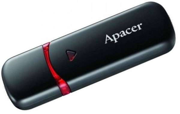 /Флеш-пам'ять Apacer AH333 64GB Black